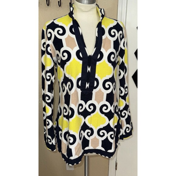 Tory Burch Tops - Tory Burch tunic pullover terry cloth small